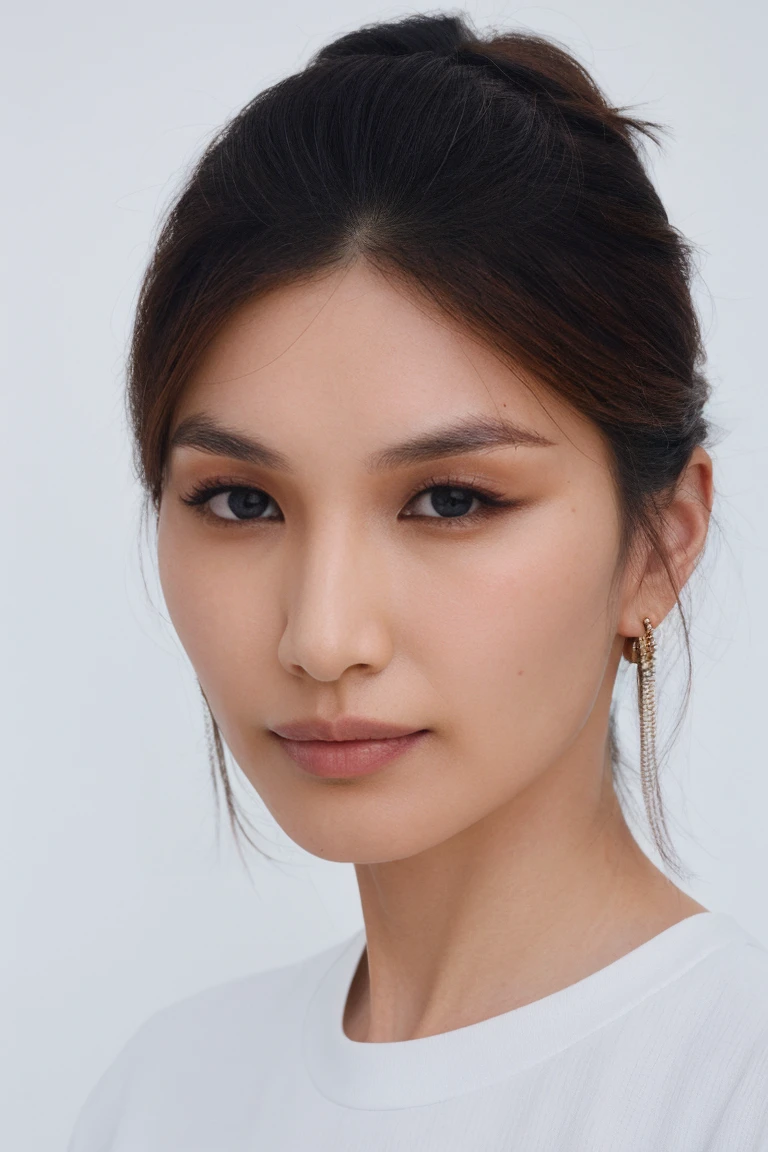 headshot, woman in a white tee, soft colors, masterpiece, high quality, (high detailed skin:1.1)
<lora:gemma_chan_lora_v01:1> gchan