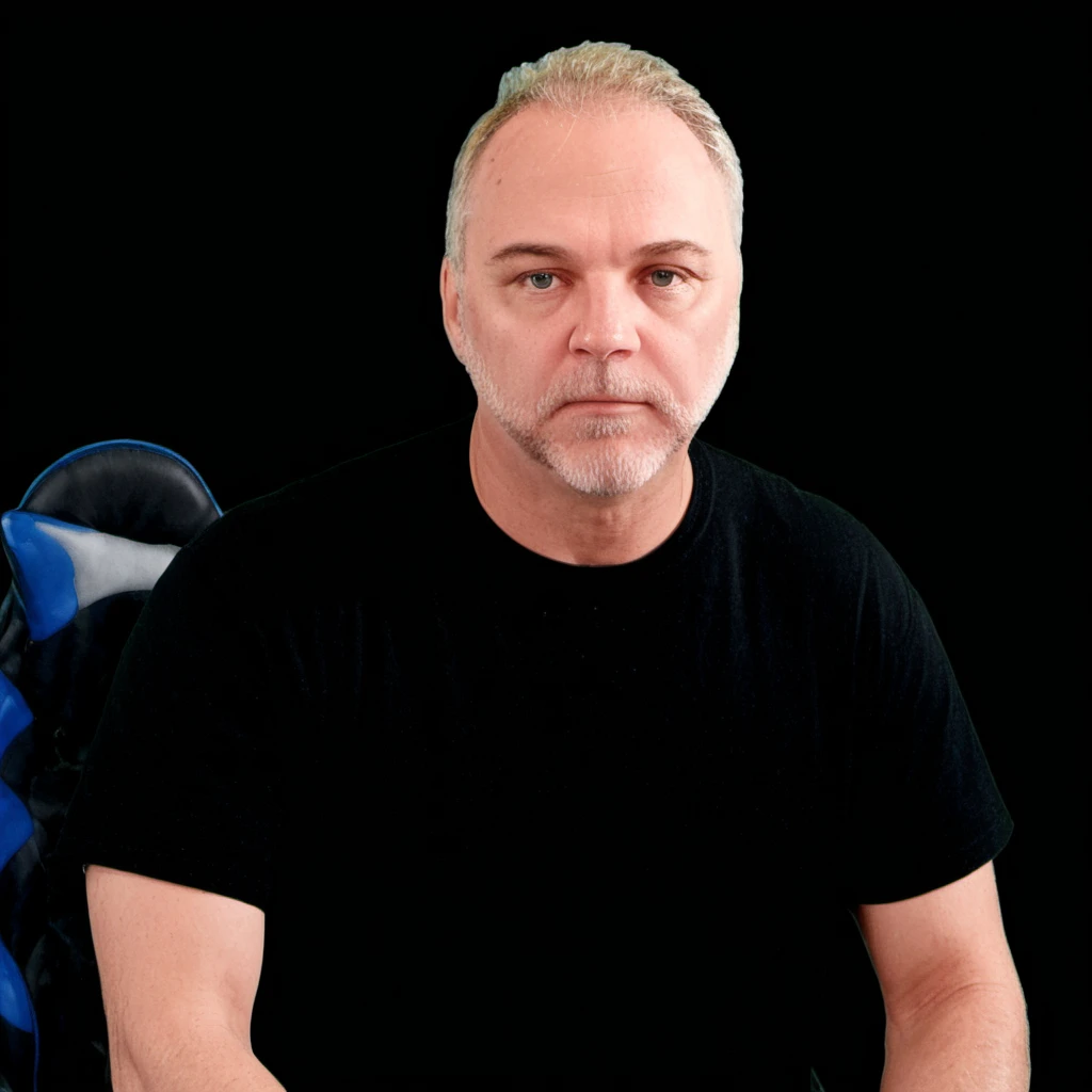 Craig Severance wearing a black shirt smiling at camera <lora:Craig_Severance_Himself:1>, (((Masterpiece))), complex 3d render, intricate reflections, cinematic, image, ultra-detailed, HDR, Hyperrealism, sharp focus, Panasonic Lumix s pro 50mm, 8K, octane rendering, raytracing, (((professional photography))), high definition, photorealism, hyper-realistic, bokeh, depth of field, dynamically backlit, sharp focus, sharp edges, studio, vibrant details, ((professional Colorgrading)), ,monster