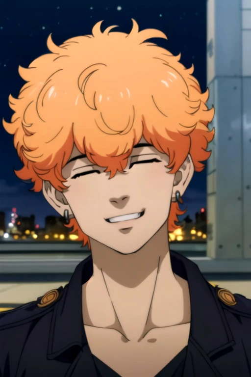 (best quality:1.1), (masterpiece:1.4), photorealistic, , , depth of field, ligne claire, , 1boy, solo, male focus, <lora:nahoya_kawata:0.92>, nahoya_kawata, orange hair, closed eyes, , outlaw costume, atompunk, 16k resolution