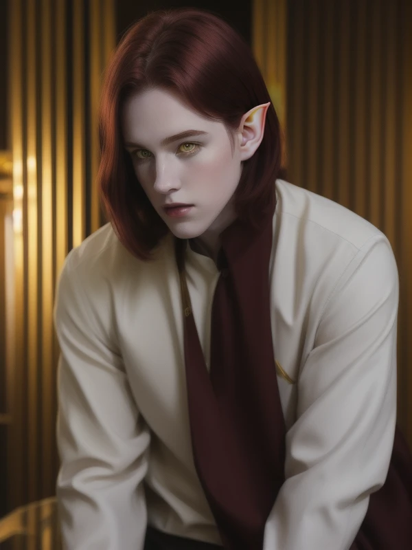 <lora:old_arthemy_loren:1> a young male
Pale skin, yellow eyes, burgundy hair
half-elf ears <lora:half-elf_ears_v1:1>