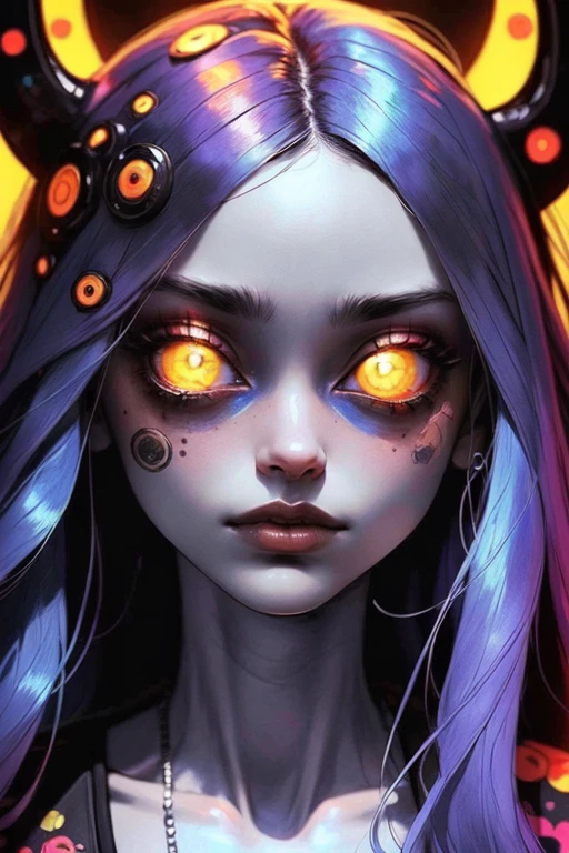 (masterpiece, highres, detailed),portrait,1girl,<lora:colorst:0.7>,ColorST,colorful,lsd,glowing eyes,bikini,