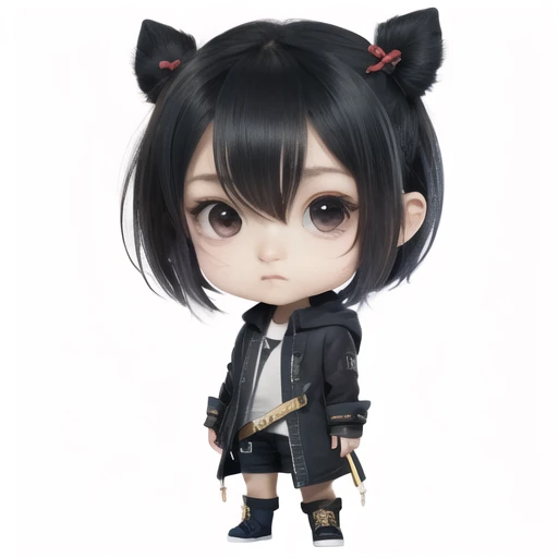 chibi,1girl,standing,solo, <lora:chibi1.5v1:1>