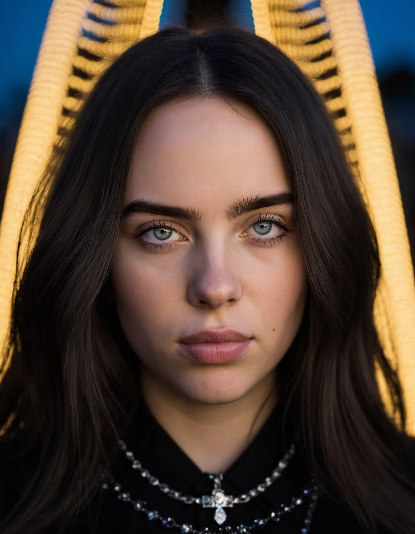 cinematic photo professional close-up portrait photography of the face of a beautiful (((ohwx woman))) at aquaduct during Early morning, Nikon Z9 <lora:billie_dh128_lora_v2:1> . 35mm photograph, film, bokeh, professional, 4k, highly detailed