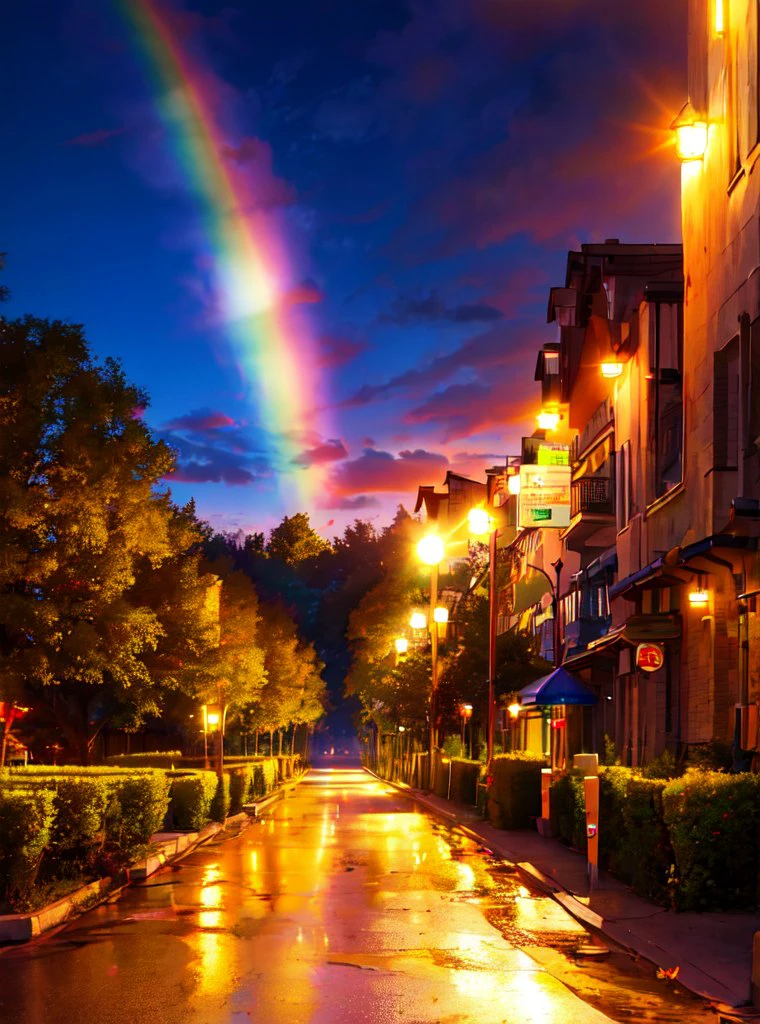 (late night,:1.1) Rainbow, glade
<lora:Emo:1>
