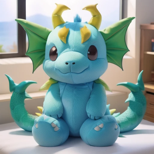 <lora:stuffed_toy1.5v1.2:1>stuffed toy, no humans, dragon,