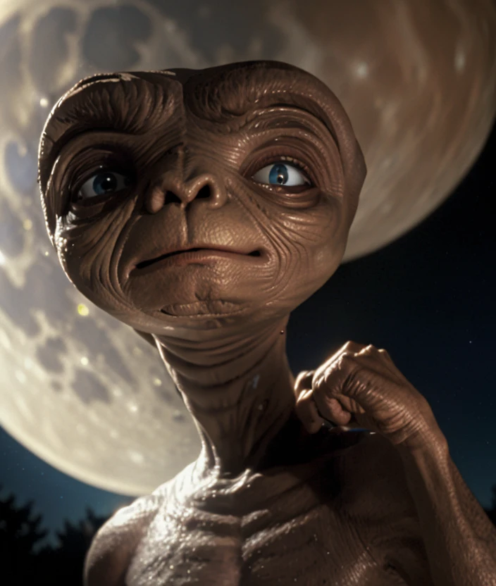 31ti, E.T. the Extra-Terrestrial, Ultra-HD-details, moon, 