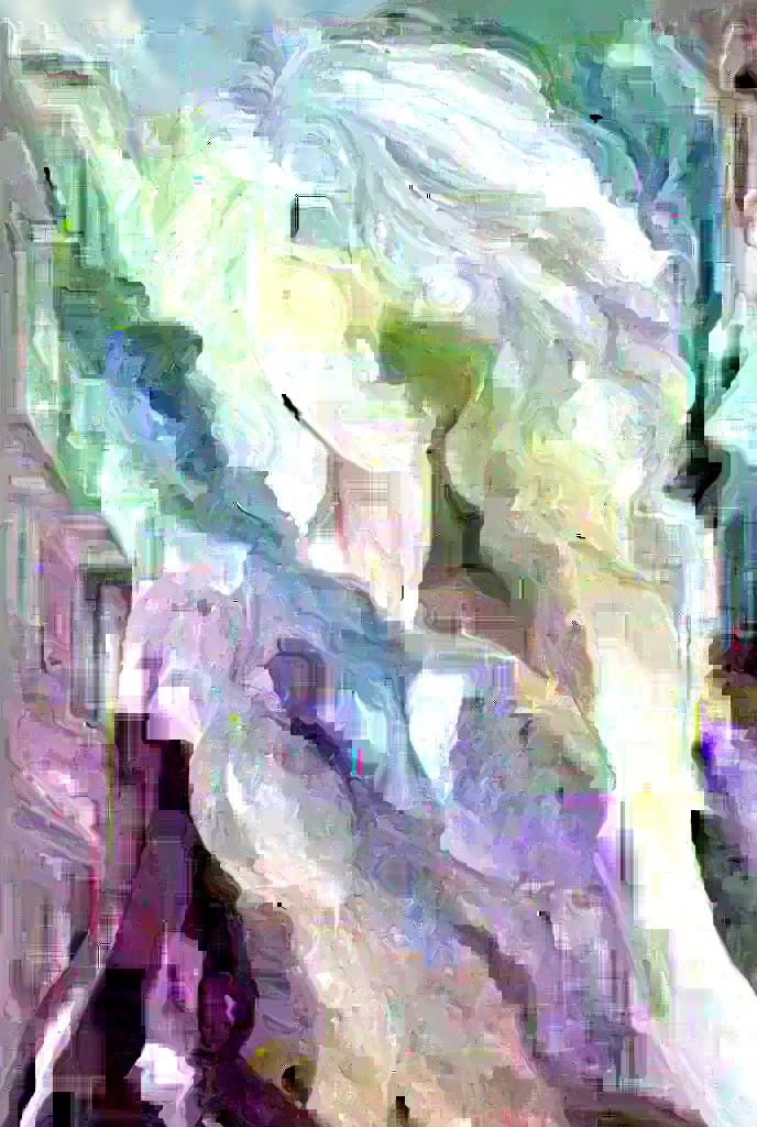 <lora:Alex_Ahad_Style:0.8>,((masterpiece,best quality)), absurdres, <lora:Dark_Eclair_Anime:0.8>, Dark_Eclair, black leotard, ahoge, bare shoulders, maid headdress, long purple hair, solo, smiling, looking at viewer, cowboy shot, side view, leaning forward,