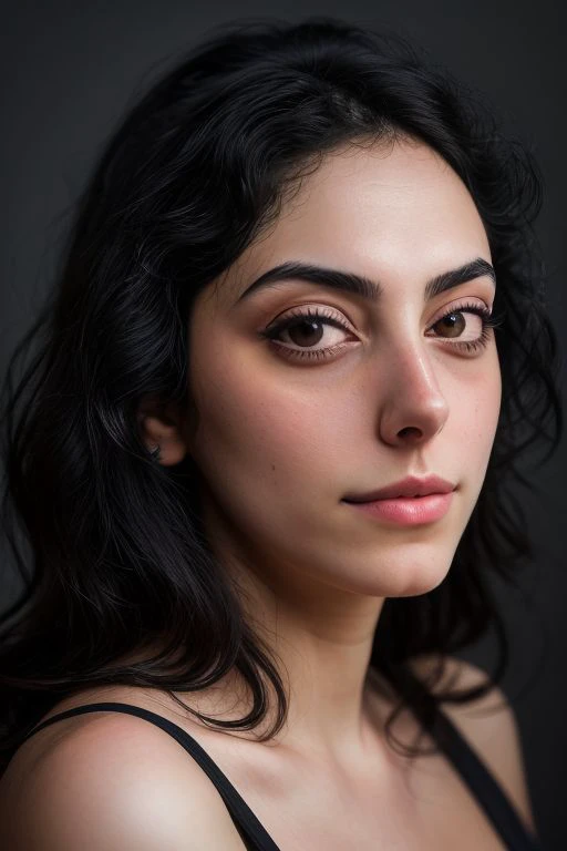 DEN_shiftymine_OF,
(headshot:1.2) portrait on a (plain dark grey background:1.2), (headshot:1.2), (face focus:1.1), (soft focus:1.2), low lighting, (out of focus:1.2),
bokeh, f1.4, 40mm, photorealistic, raw, 8k, textured skin, skin pores, intricate details <lora:epi_noiseoffset2:1>, epiCRealism,