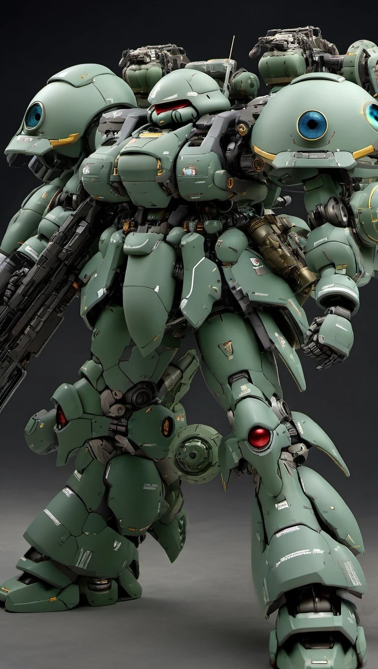 professional 3d model of (ZEON:1.2),(ultra-detailed:2),(one-eyed:2),(very biggest size mecha:1.6), (battle scene:1.2), (battlefield:1.2),mecha armor, full armor, glowing eyes, (full body:1.2),clenched hand, mechanical parts, robot joints,(holding huge weapon:1.5) ,(huge mechanical shield:1.2),best quality, masterpiece, highly detailed, (huge mechanical weapon:1.3),(detailed armor:1.2),(detailed shield :1.2),(detailed weapon:1.2),(huge mechanical gun:1.2), octane render, highly detailed, volumetric, dramatic lighting