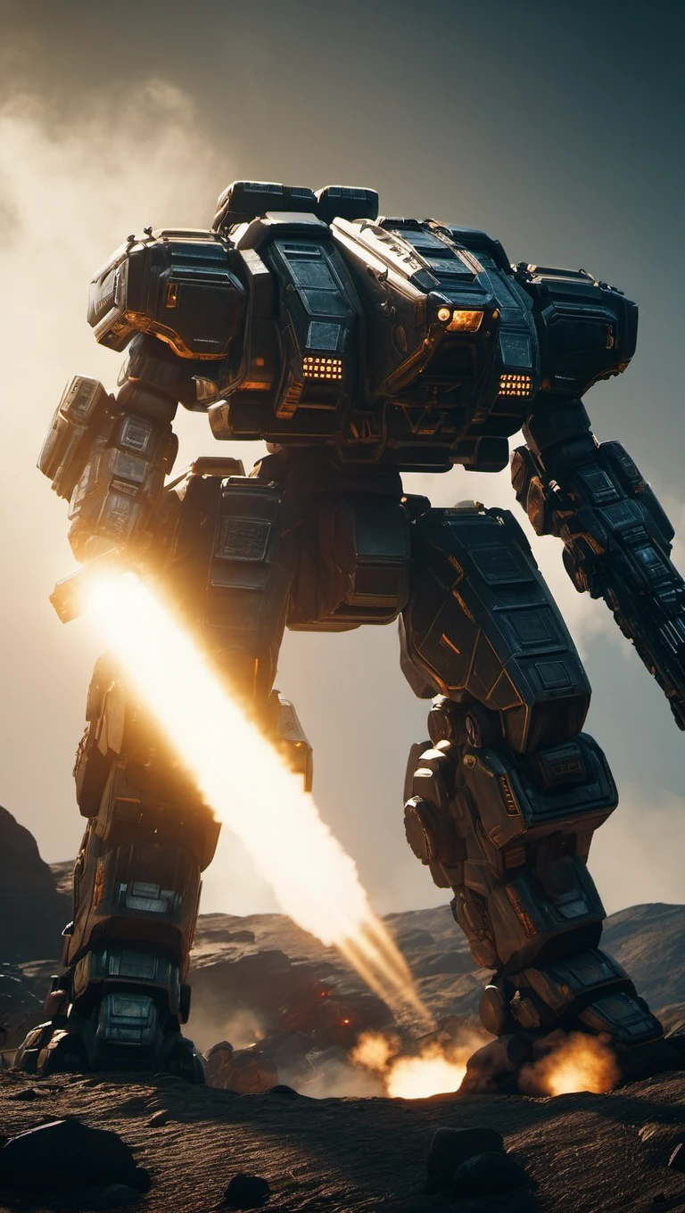 cinematic film still of (BATTLETECH:1.2),(ultra-detailed:2),(very biggest size mecha:1.6), (battle scene:1.2), (battlefield:1.2),mecha armor, full armor, glowing , (full body:1.2), mechanical parts, robot joints,(holding huge weapon:1.5) ,(huge mechanical shield:1.2),best quality, masterpiece, highly detailed, (huge mechanical weapon:1.3),(detailed armor:1.2),(detailed shield :1.2),(detailed weapon:1.2),(huge mechanical gun:1.2), shallow depth of field, vignette, highly detailed, high budget, bokeh, cinemascope, moody, epic, gorgeous, film grain, grainy