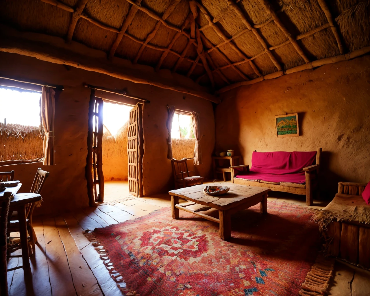 best quality,masterpiece,highly detailed,ultra-detailed, <lora:neg4all_bdsqlsz_V3.5:-1>
indoors,inside an african house,no humans, wooden
<lora:old_village_last:1.5>