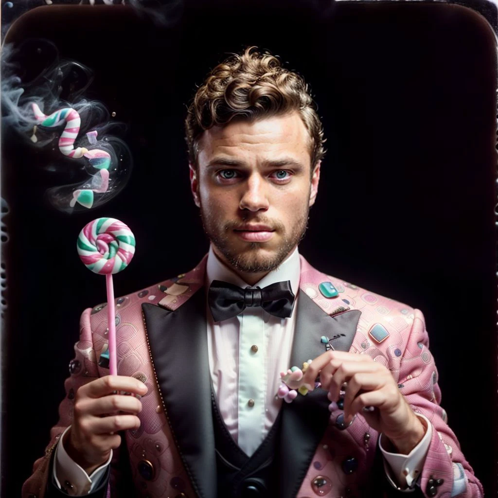 professional photography, portrait of guskenworthy person, still film, high resolution, 4k, photo by Sacha Goldberger,  <lora:guskenworthy_48600:1> <lora:CandyMagic-22:1>