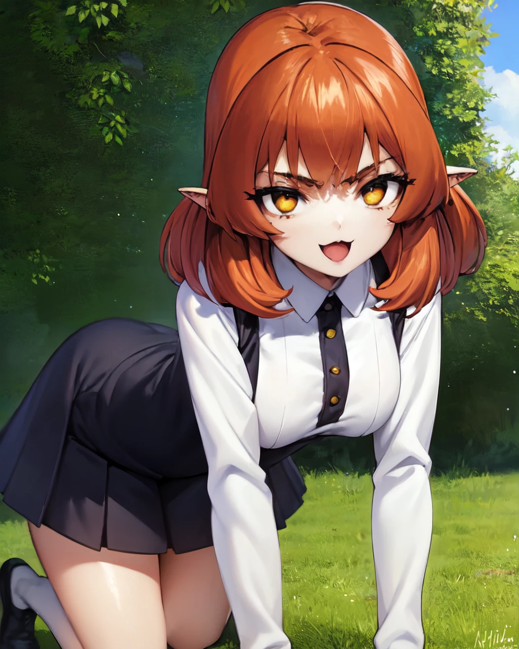 <lyco:Vamiro-NAI-LyCORIS-768px:1>
1girl, solo, vmro, all fours, medium hair, facing viewer, \:\D, \:\3