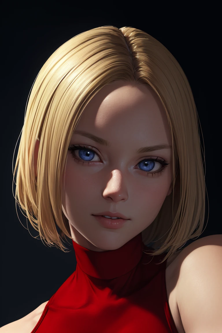 (masterpiece, best quality:1.2), BlueMary, 1girl, blonde hair, red turtleneck, sleeveless tankop, blur blackground, ((medium shot, portrait, closeup)) perfect face, perfect picture, detailed eyes, sharp focus, , YeiyeiArt,<lora:EMS-79-EMS:0.600000>,<lora:EMS-254939-EMS:1.000000>