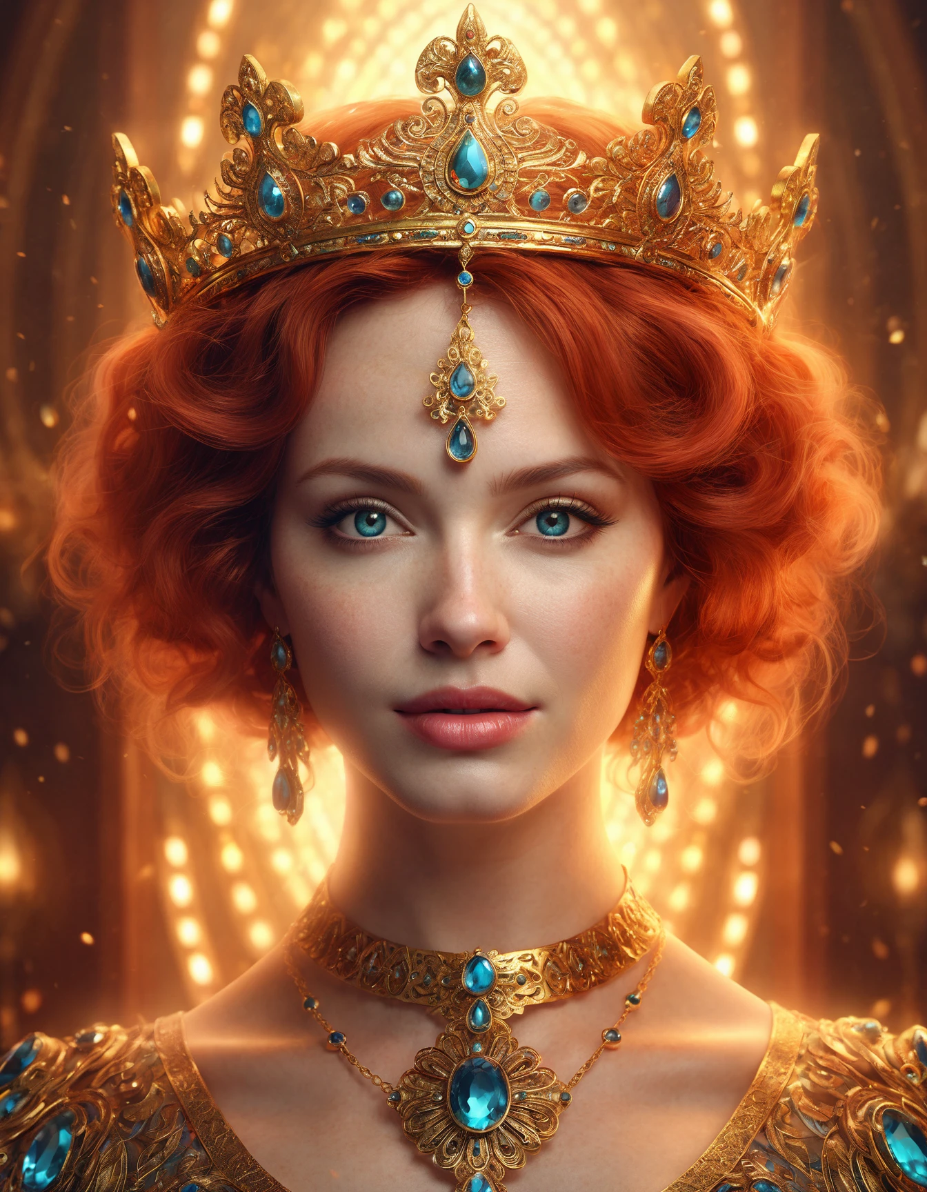 cinematic photo highly detailed portrait of (((ohwx woman))) as an elegant goddess, ornate crown, beautiful symmetrical face, digital painting, artstation, concept art, smooth, clear focus, illustration, greg rutkowski, artgerm, global lighting, detailed and fantasy <lora:hendricks_dreambooth_lora_v2b:1> . 35mm photograph, film, bokeh, professional, 4k, highly detailed