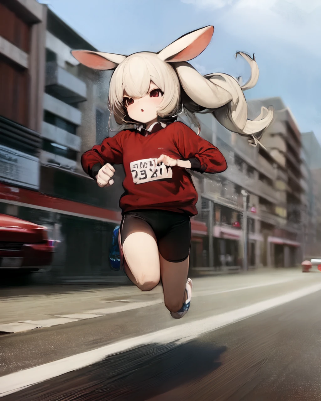 <lyco:Shirokujira-NAI-LyCORIS-v1.1:1>
a VERY fast rabbit_girl running at INCREDIBLY hihg speed