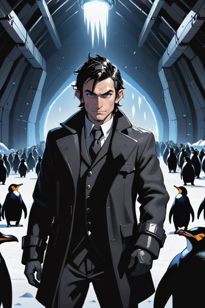 <lora:EnvySendNoodzXL01:0>1boy, man, ruggedly handsome, well-lit interior, in a Goblin Academia Penguin colony in Antarctica<lora:EnvyBetterHiresFixXL01:0:hr=1><lora:EnvyGothicXL01:1>