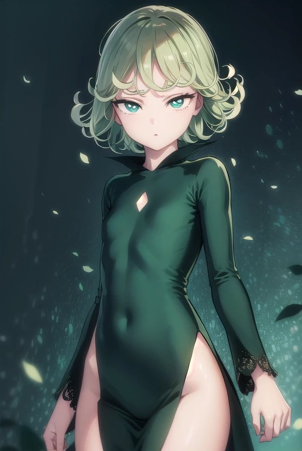 opmtatsumaki, <lora:opm tatsumaki manga-lora-nochekaiser:1>,
tatsumaki, short hair, curly hair, green hair, (green eyes:1.5),
BREAK long sleeves, dress,
BREAK outdoors,
BREAK looking at viewer, (cowboy shot:1.5),
BREAK <lyco:GoodHands-beta2:1>, (masterpiece:1.2), best quality, high resolution, unity 8k wallpaper, (illustration:0.8), (beautiful detailed eyes:1.6), extremely detailed face, perfect lighting, extremely detailed CG, (perfect hands, perfect anatomy),