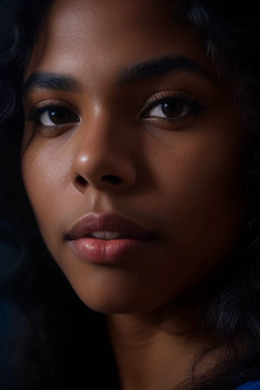 DEN_princess_helayna,
(headshot:1.2) portrait on a (plain dark background:1.2), (headshot:1.2), (face focus:1.1), intricate (beautiful eyes:1.2), (wide open eyes:1.1), Big eyes, clean photo, lighting from behind, (Red lighting from the left:1.3), (Blue lighting from the right:1.3),
bokeh, f1.4, 40mm, photorealistic, raw, 8k, textured skin, skin pores, intricate details <lora:epi_noiseoffset2:1>, epiCRealism