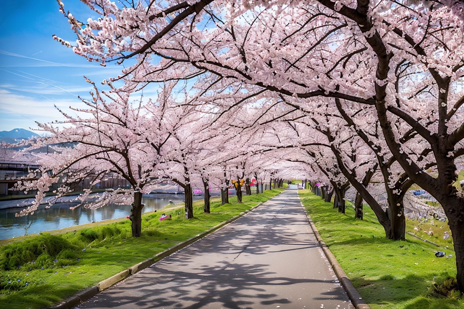 no humans,sunlight,<lora:sakuru_v1:0.7>,ruanyi0007,<lora:detail_slider_v4:3>,cherry blossoms,sakura,falling petals,petals,, best quality,masterpiece,high quality,real,realistic,super detailed,full detail,8K,