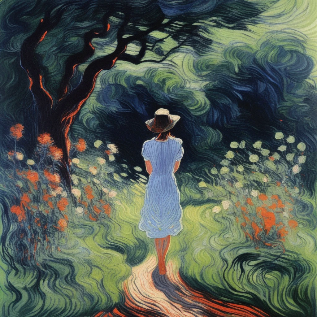 linquivera girl in garden <lora:linquivera:1>