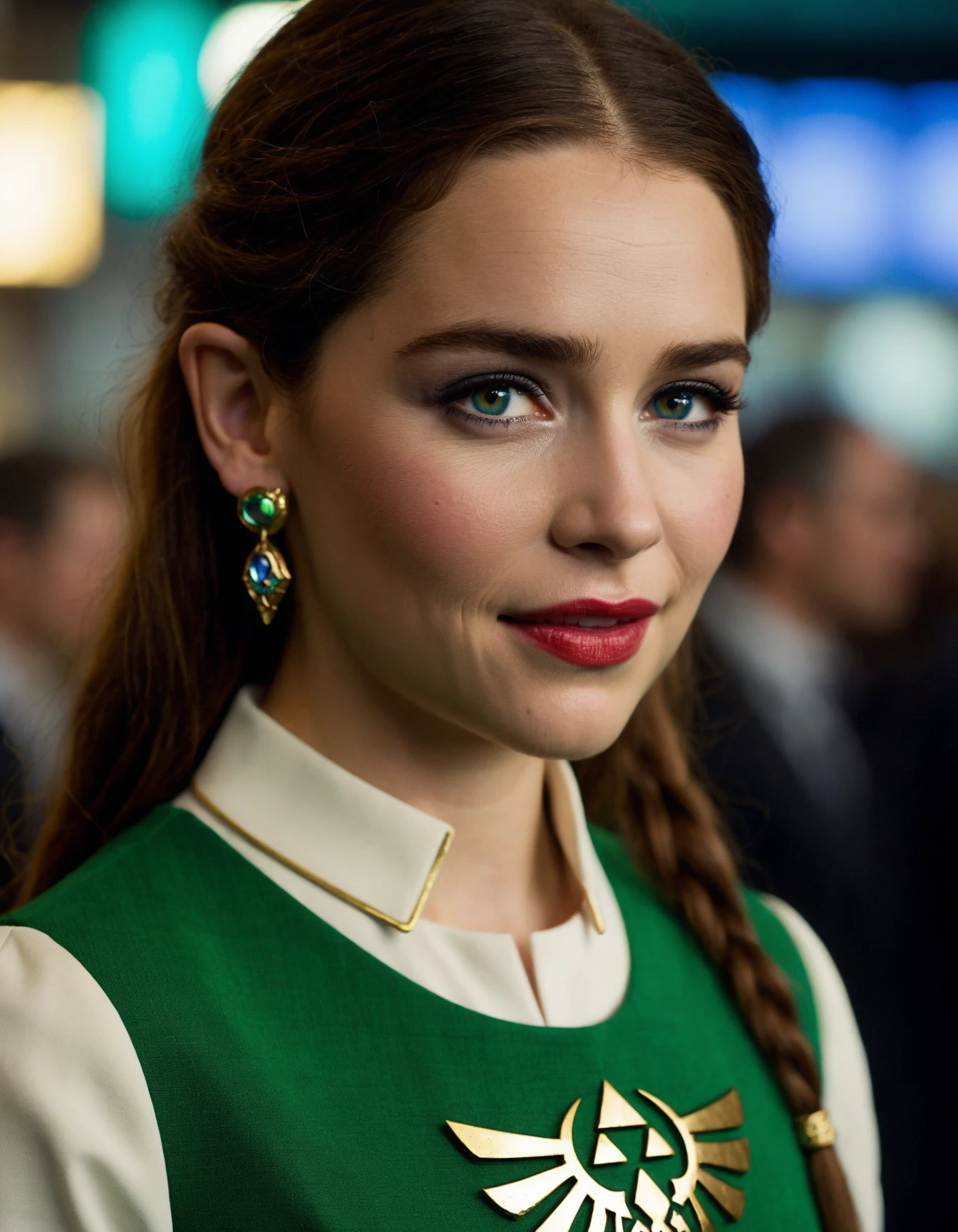 cinematic photo movie still of the Legend of Zelda Live action movie starring (((ohwx woman))) , cinematic light, 4k, closeup <lora:emilia_dh128_lora_v2:1> . 35mm photograph, film, bokeh, professional, 4k, highly detailed