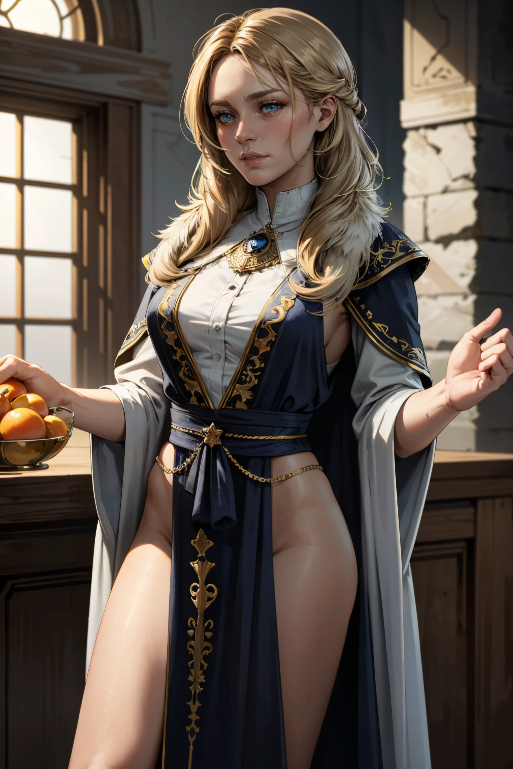 ((ultra detailed, masterpiece, absurdres))
<lora:PEmilie:0.9>
PEmilie, 1girl, solo, blonde hair, blue eyes, at an otherworldly alien market, wearing an exotic robe, haggling for unique, glowing fruits