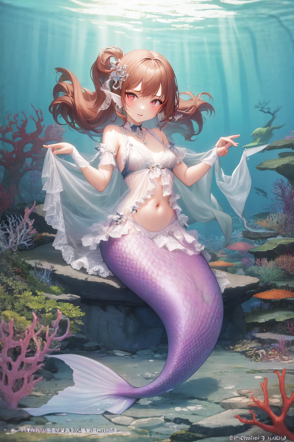 masterpiece, best quality,
<lora:LoCon_mermaid_bt04_ep008_06328_768_dim064_a064_con032_a016_LR00020_snr5_noise00_del:1>,
mermaid, monster girl, 1girl, solo, full body, see-through, lingerie, underwater