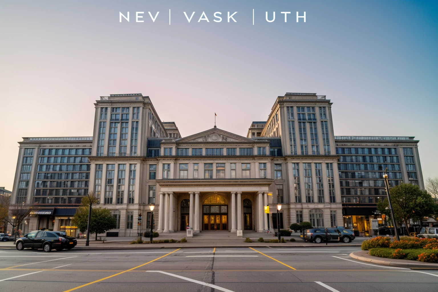 <lora:JJsNeoClassic_Building:.5>,masterpiece, best quality, scenery, outdoors, ((Neo Classic Building)), building, tree, sky, real world location,  grass, bush, flower, city, water, lawn, sidewalk,,sakura, dawn, day,building facade,car ,
RAW photo, subject, 8k uhd, dslr, soft lighting, high quality, film grain, Fujifilm XT3 ,