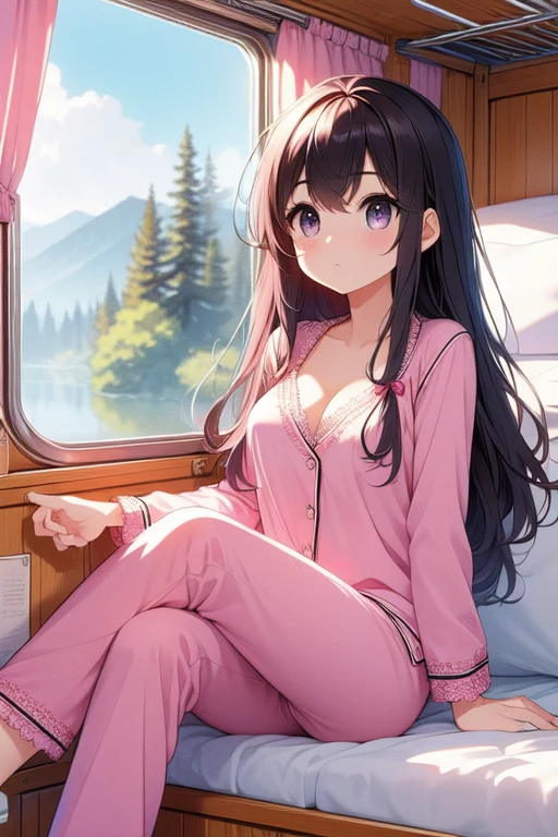 girl like train roomette