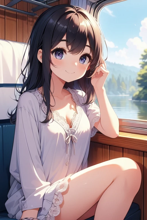 girl like train roomette