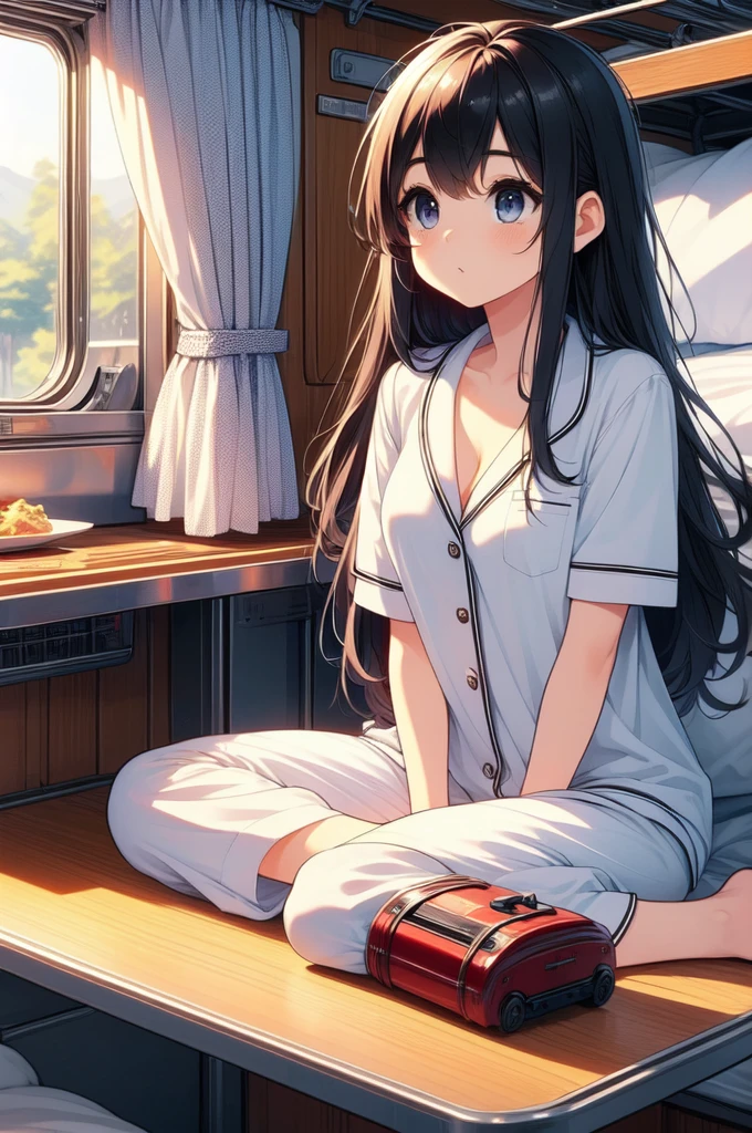 girl like train roomette