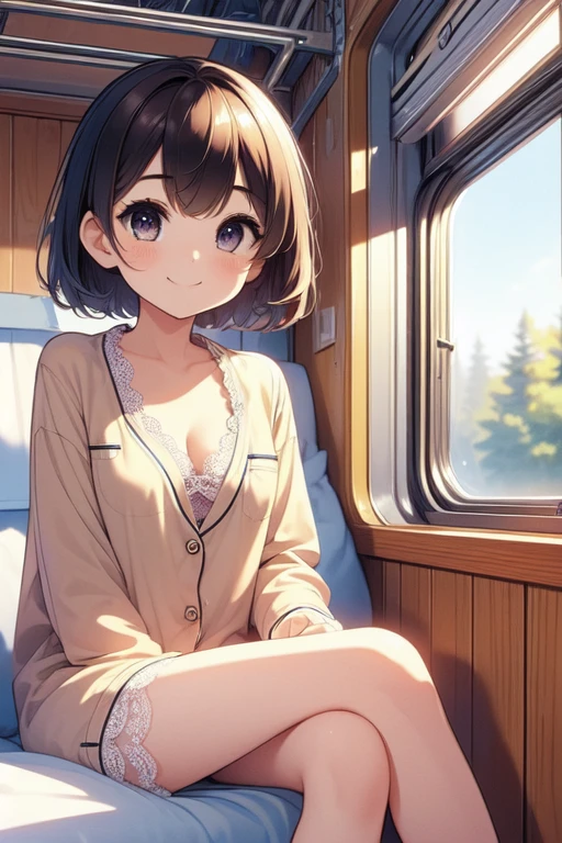 girl like train roomette