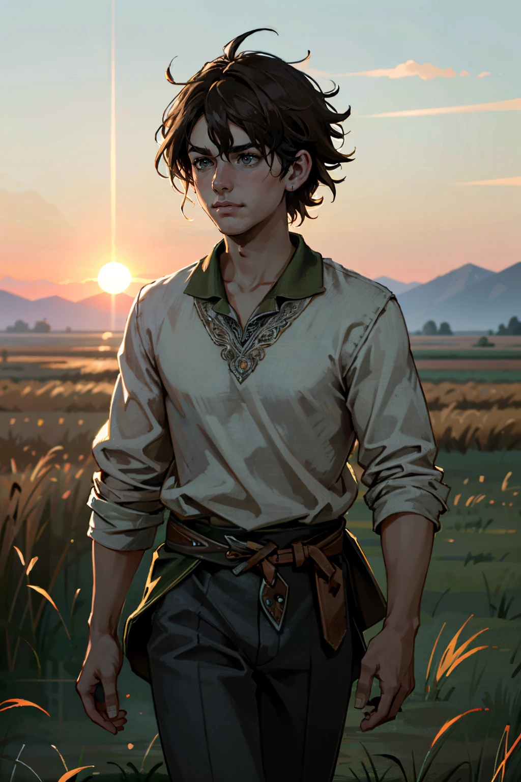 ((ultra detailed, masterpiece, best quality))
<lora:PLucas:0.9>
PLucas, 1boy, solo, brown hair, short hair, cowboy shot, garden maze, midday, dappled sunlight peeking through leafy green walls