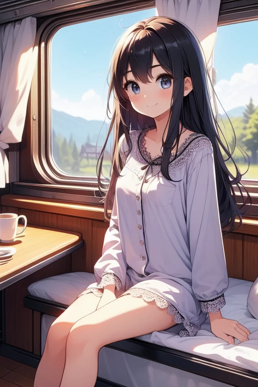 girl like train roomette