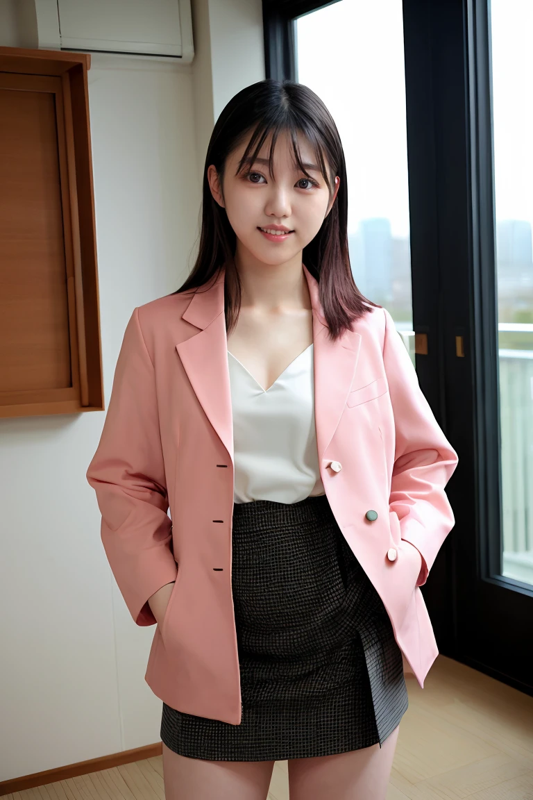 <lora:IzumiKarenSD:1> Karen Izumi, woman, fancy dress, fashion, elegant, upper body, jacket