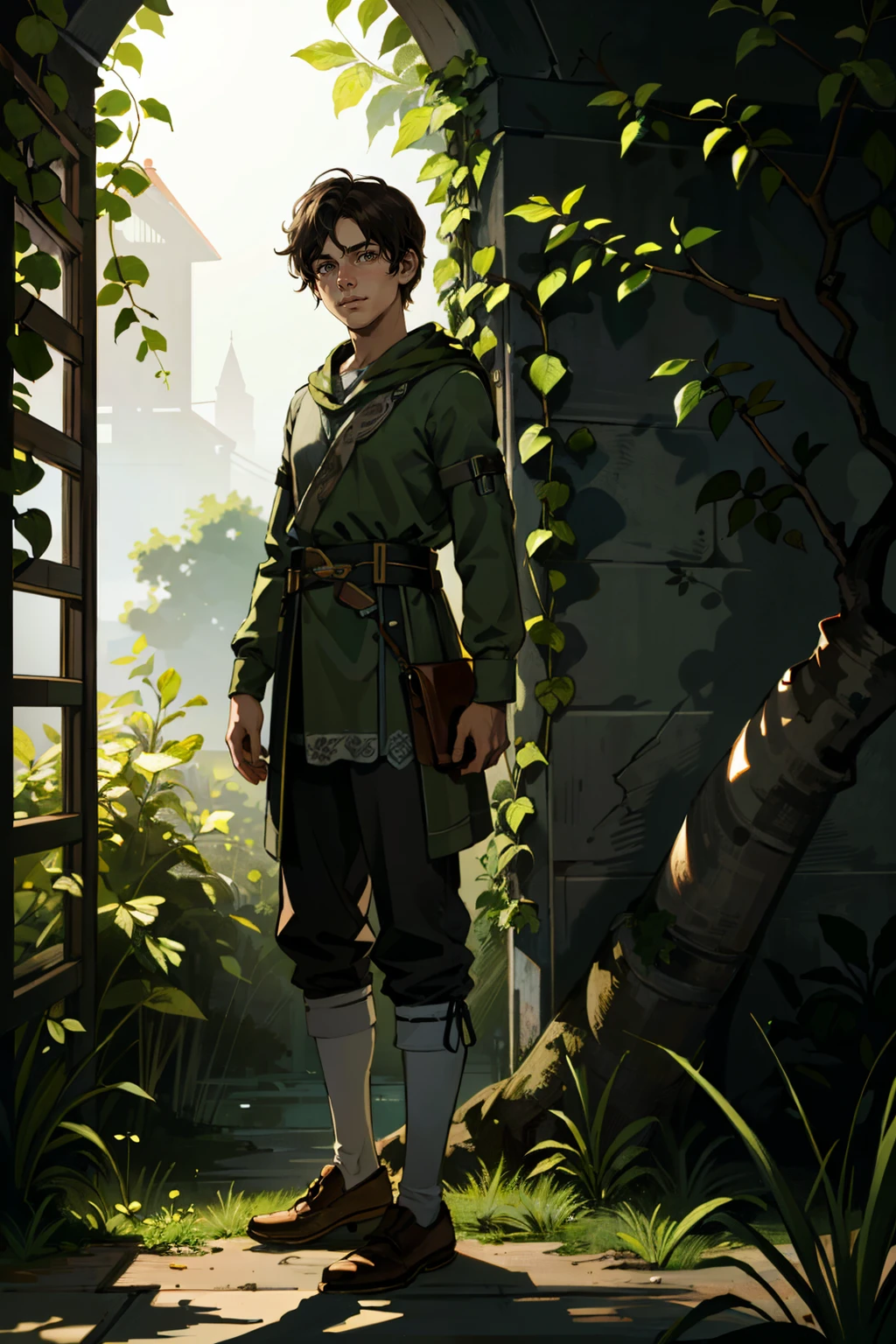 ((ultra detailed, masterpiece, best quality))
<lora:PLucas:0.9>
PLucas, 1boy, solo, brown hair, short hair, On a rooftop at dusk, skyline silhouettes and twilight hues, elegant evening wear, standing tall with a mix of confidence and grace