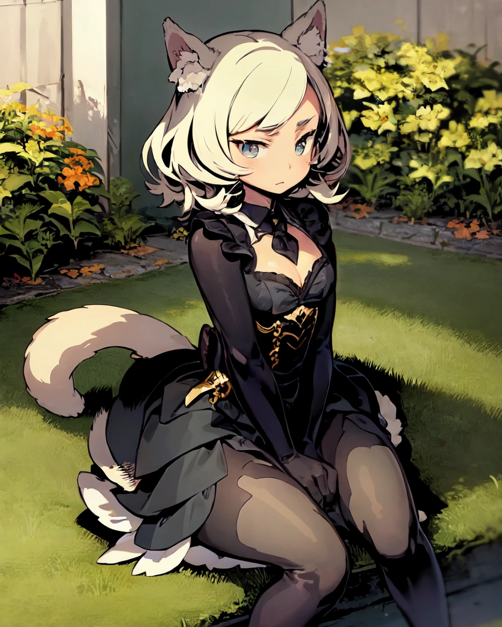 <lora:Himukai_yuuji-NAI-LyCORIS-v2:0.9>
a portrait of an aristocrat catgirl, an arisotcat if you will