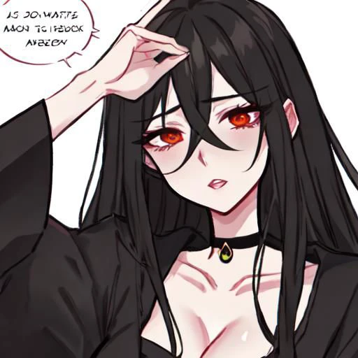 score_9, score_8_up, score_7_up, source_anime, expressive, anime, cartoon, speedlines, dynamic, hearts, 1girl, wide hips, makeup, , nude,naked skindentation, , sweat,  prison, smug, , long hair, Tsurugi (black hair, hime cut, antenna hair, long hair, halo, bloody halo, red eyes, eyeshadow, black wings, low wings, wings from lower back, thorny wings, featherless wings, neck tattoo,), , mugshot style, crazy love, embarrassed, blush, nose blush