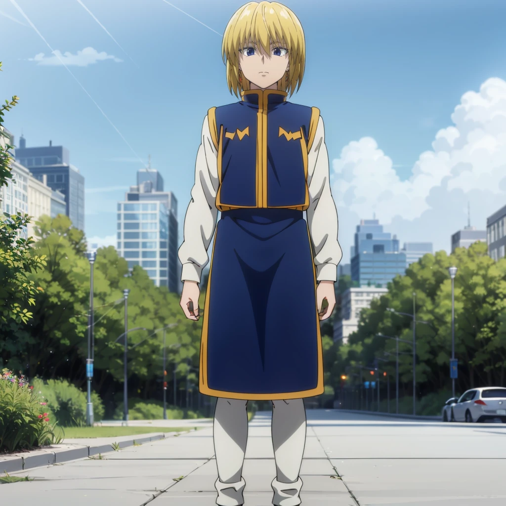<lora:Kurapika004:0.7>,
Kurapika,1girl,
tabard,
full body,