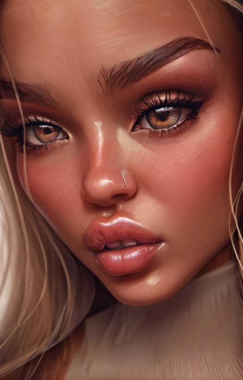 a close up beautiful woman sitting in a coffee shop <lora:lush_lora_xl:1>