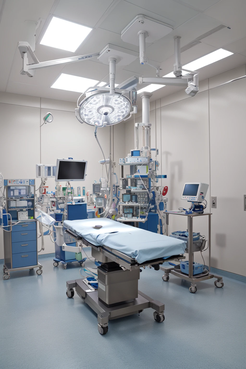 (RAW photo, best quality), indoor, <lora:ConceptOperatingRoomSD0_0:1>, modern operating room,
