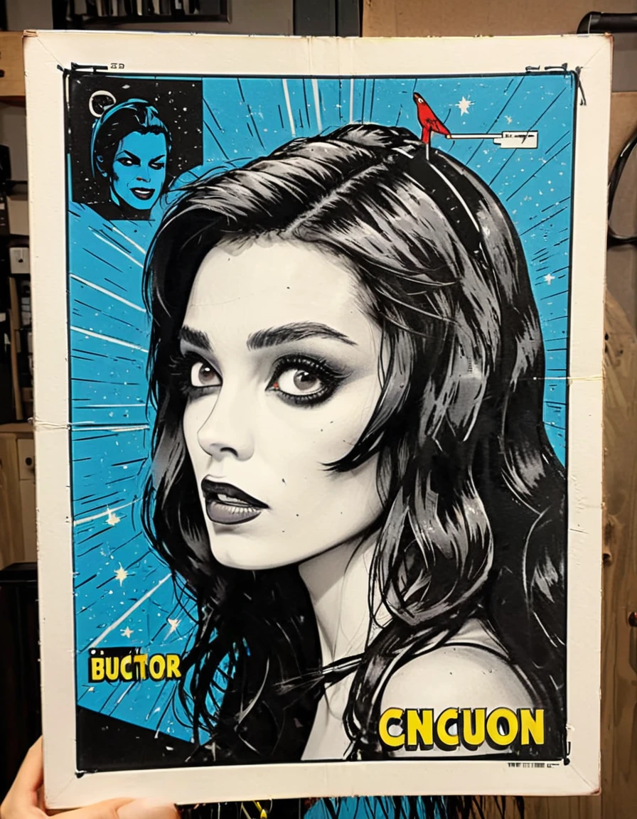 an analog creation by butcher billy of a lady <lora:DariaZXL5:1>