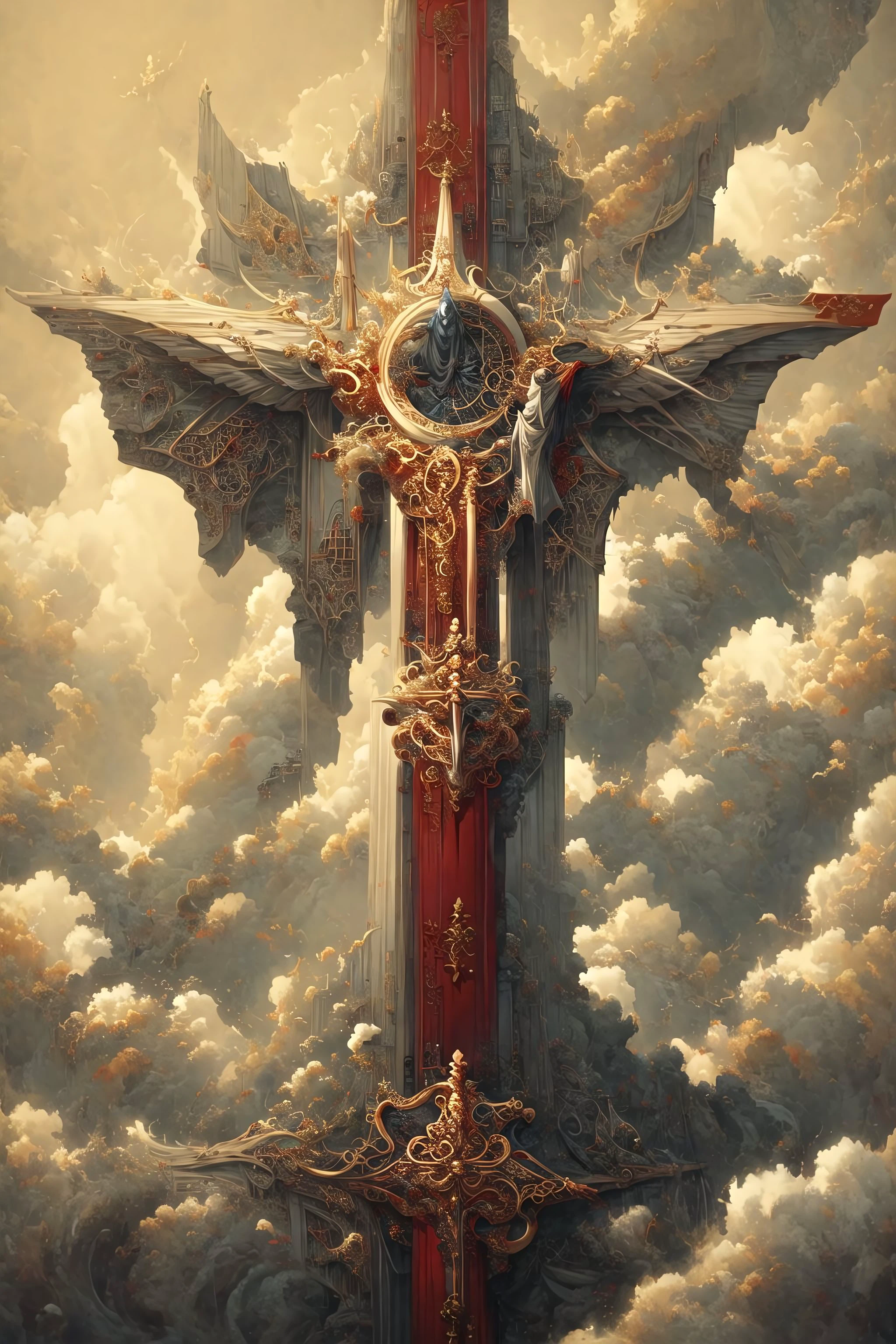 the crucifixion of Christ, <lora:BlobJourney:1.0>