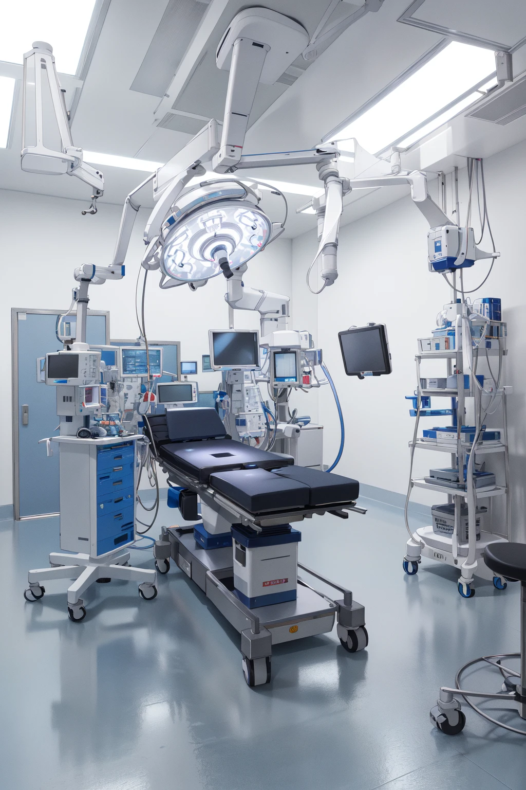 (RAW photo, best quality), indoor, <lora:ConceptOperatingRoomSD0_0:1>, modern operating room,