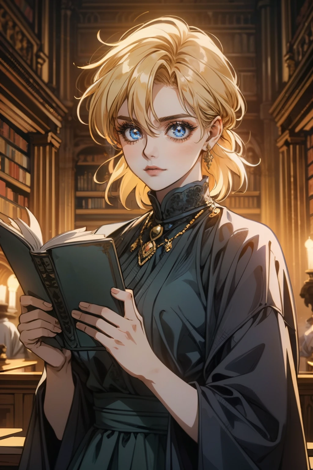 ((ultra detailed, masterpiece, best quality))
<lora:HVictoria:0.9>
HVictoria, 1girl, solo, blonde hair, blue eyes, wearing a wedding dress, bridal veil, inside a church