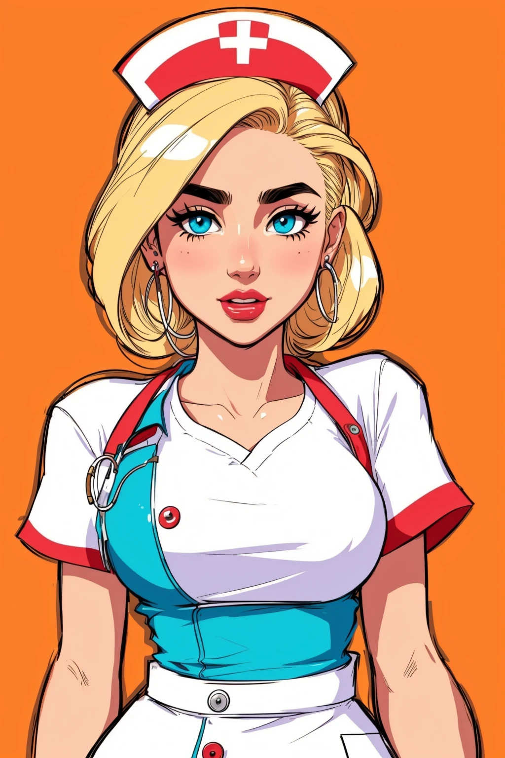 (masterpiece, best quality),girl,nurse,hospital