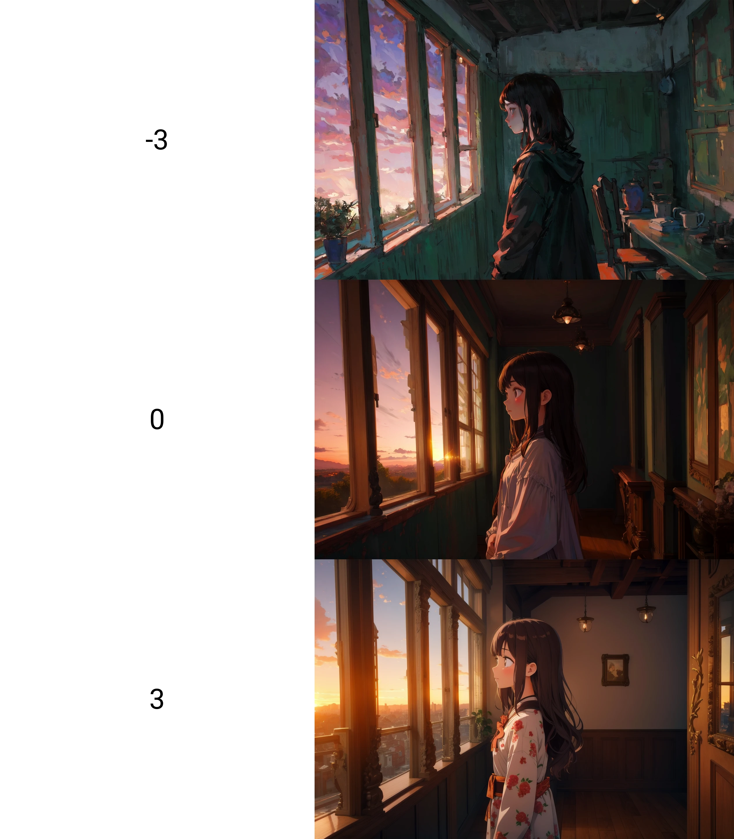masterpiece,best quality,<lora:fl30-fl20_-0425:-3>,indoor,dusk,1girl,looking away,