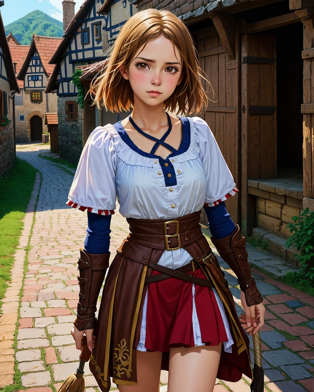 best quality,masterpiece,highly detailed,ultra-detailed, <lora:neg4all_bdsqlsz_V3.5:-1>,1girl, (Cuisses),An armor made of upper leg armor
(medieval Germany village market), <lora:de-anime-er_v10:-0.4>
<lora:German_architecture_last:1> <lora:medieval_last:1> <lora:Flat_Design_last:1> <lora:disarrayhair_last:1> <lora:watercoloranime_last:1> anime screencap watercolor sketch ,art by Mikimoto Haruhiko, extremely detailed eyes, fantastic details full face, mouth, trending on artstation, pixiv, cgsociety, hyperdetailed Unreal Engine 4k 8k ultra HD,, Portrait Photography Style, expressive, emotive, intimate, by Annie Leibovitz, Richard Avedon, Steve McCurry