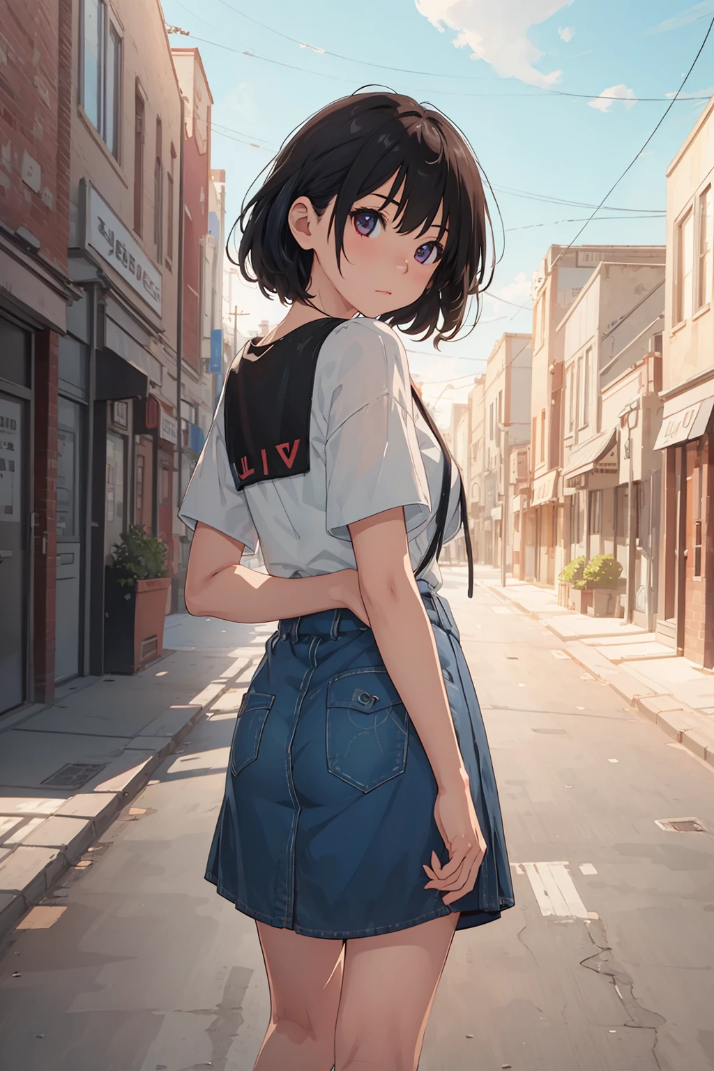 ((((ultra illustrated style:1.0)))),best quality,best animated,masterpiece,ray tracing, global illumination,1girl, solo, outdoors, standing, from behind,
<lora:arm grab from behind-000007:0.8>